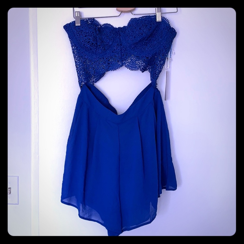 Blue romper - 2 piece